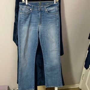 7 For All Mankind, sz 29, cropped boot jeans